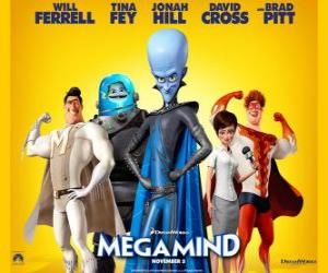 puzzel Megamind Superschurk hoofdpersonen