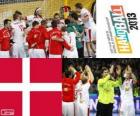 Denemarken op handbal 2013 World Cup zilveren medaille