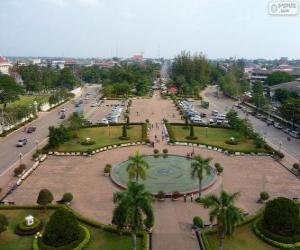 puzzel Vientiane, Laos