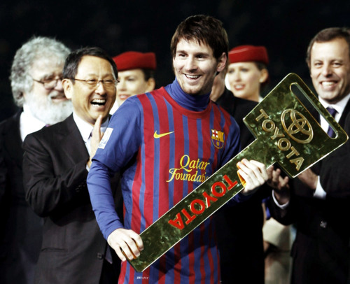 Lionel Messi Beste Speler van de WK voor club's  puzzle