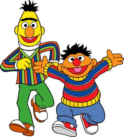 Bert en Ernie puzzel puzzle